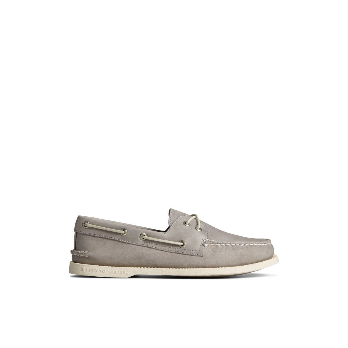Authentic Original Cross Lace Boat Shoe Grey Men s Men Sperry US